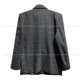 Oakley checked daddy blazer