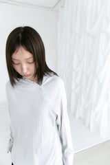 oblique button hood top(3colors)