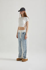 PATCH DENIM -WHITE