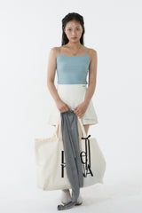 Wrap Skirt Short Pants_Ivory