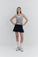 【MADE】 OONE ベーシックスリーブレストップ_グレー