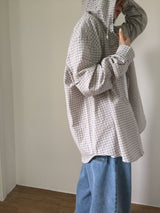 Fly Check Hoodie Shirt (3color)