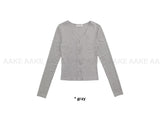 TWIST BUTTON CARDIGAN
