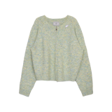 FUZZY MARLED KNIT ZIP UP (3 COLORS)