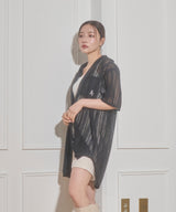 UNISEX レースポケットシャツ