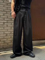 Ron two-tuck wide slacks