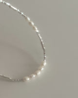 Sparkle pearl bracelet (silver)