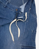 Stack cargo denim pants