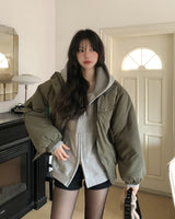 Keep Cargo High Neck Bomber Jumper