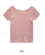 [1+1] エブリデイUネックルーズフィットショートスリーブTシャツ