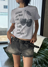チェリーレターTシャツ