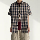 Latz Boxy Fit Check Short Sleeve Shirt