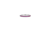 26SS★ Essence Silver (W) Lace Tennis Ring S Neo Ruby