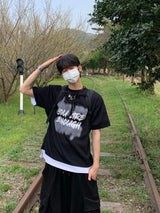 Enough Knit Short-Sleeve Tee (4 Colors)