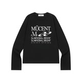 ESSENTIAL LETTERING LONG SLEEVE T