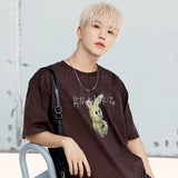 24FW ブラースケッチベアショートスリーブTシャツ ブラック