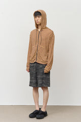 Robe Striped Zip Hoodie