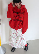 [UNISEX] Cash lettering oversized fit hoodie