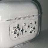 [MADE] Silver ribbon airpods case