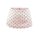 Cleo Satin Dot Micro Skirt