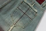 BLAZING SPRAY DENIM SHORT