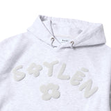 フラワーロゴフーディー (LIGHT GRAY)
