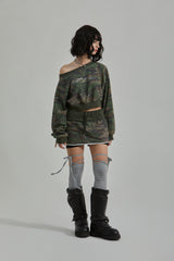 CAMO SKIRT-PANTS