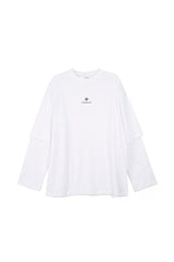 レイヤードロングスリーブTシャツ_ホワイト