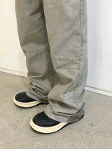 Jade Pigment-Dyed Seamed Flare Pants 2C