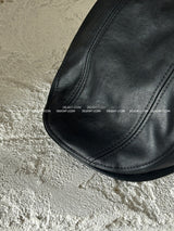 Leather Leather Hunting Cap