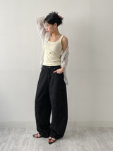 Floral Patch Balloon Wide Pants