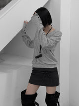 ロープストラップロースカートパンツ