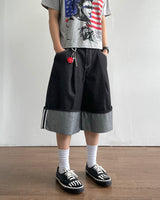 Rollup Bermuda Denim Pants