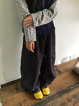 [unisex] Simon Wide Cotton Banding Cargo Pants