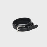 NICOLE LEATHER SQUARA BELT_BLACK