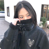 モエルメタルロゴハートパッチ マスタングジャケット