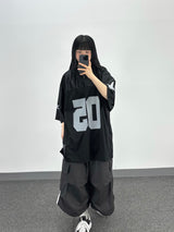 burger track cotton shorts