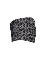 LEOPARD SHORT PANTS CHACOAL
