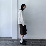 Textured Grid Crinkle Shirt