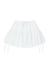 SHIRRING BALLOON SKIRT