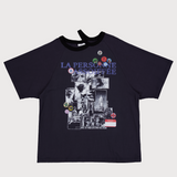 チョーカーロックTシャツ ネイビー