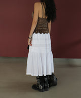 leopard lace bustier sleeveless