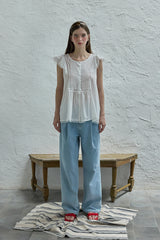 Bird button blouse