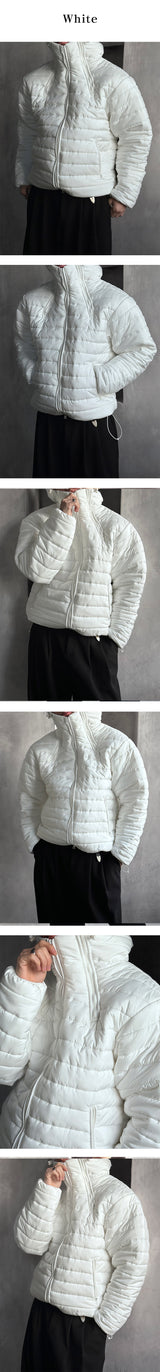 [UNISEX] ソフトジッパーライトパッディング(3color)