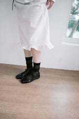 stripe see-through long socks(2colors)