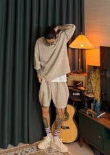 シムズ ニット カフド ショートスリーブ Tシャツ 9カラー