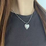 multi heart necklace