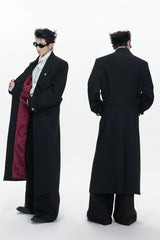 Tailored Split Hem Overcoat