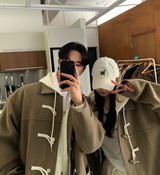  Liu Wool Overfit Duffel Coat