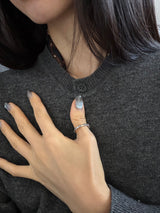 [925silver] Antique spear ring